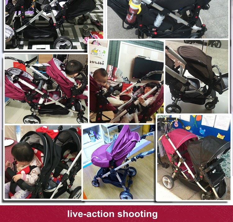 twin stroller double seat